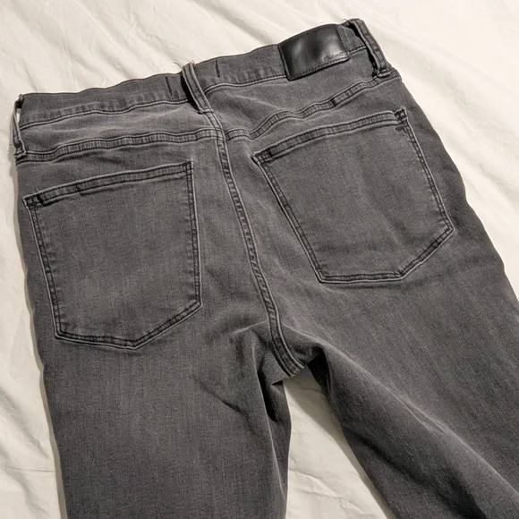 Madewell Women's Mid Rise Distressed Skinny Jeans Gray Black Denim Size 30 - Picture 9 of 9